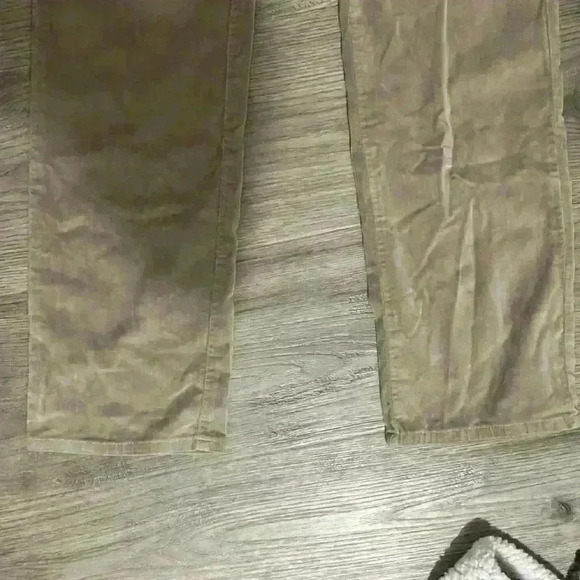 CNC Velour Beige Camel Slim Bootcut Pants Size 25 Y2K 90s - Picture 4 of 9